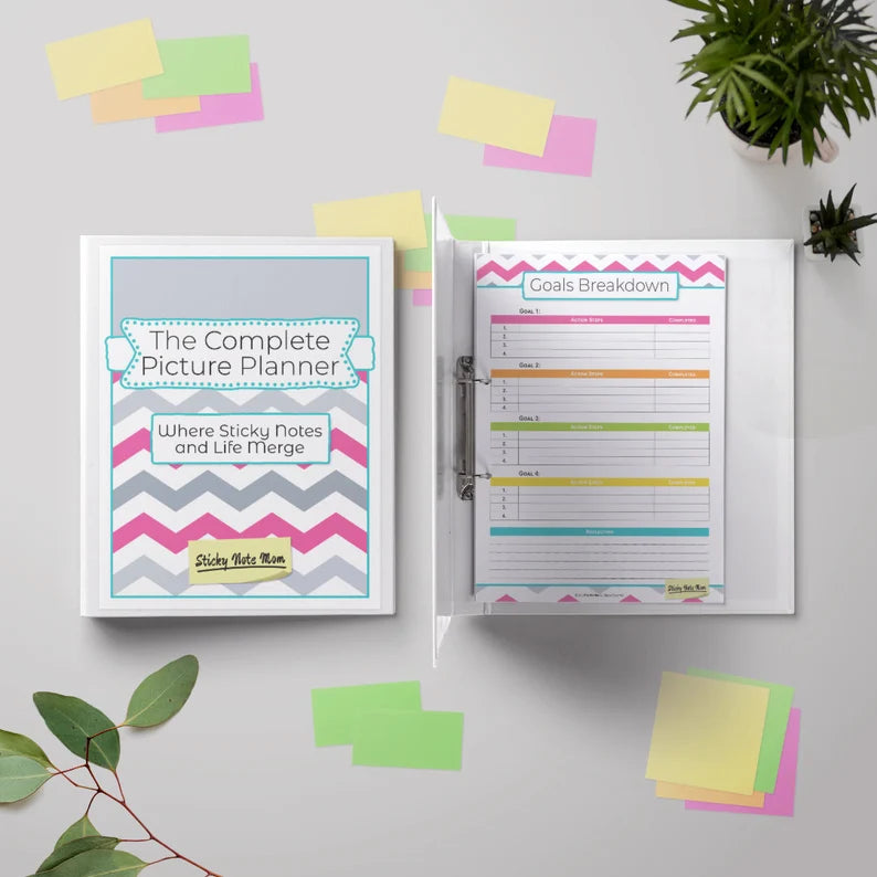Printable Planner, Digital planner, menu plan grocery list, weekly planner, to-do list