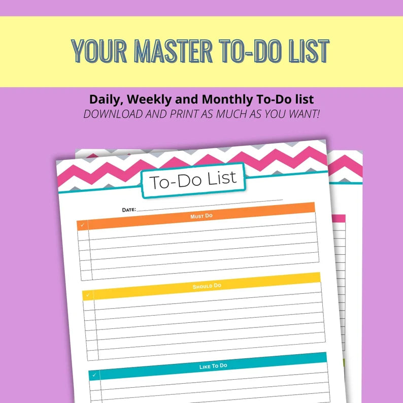 Master To Do List