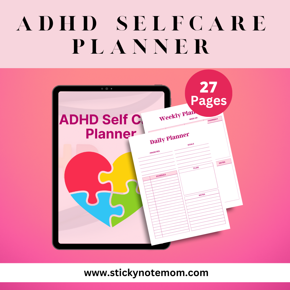 ADHD Selfcare Planner