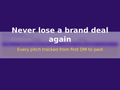 Never lose a brand deal again — brand deal pipeline preview